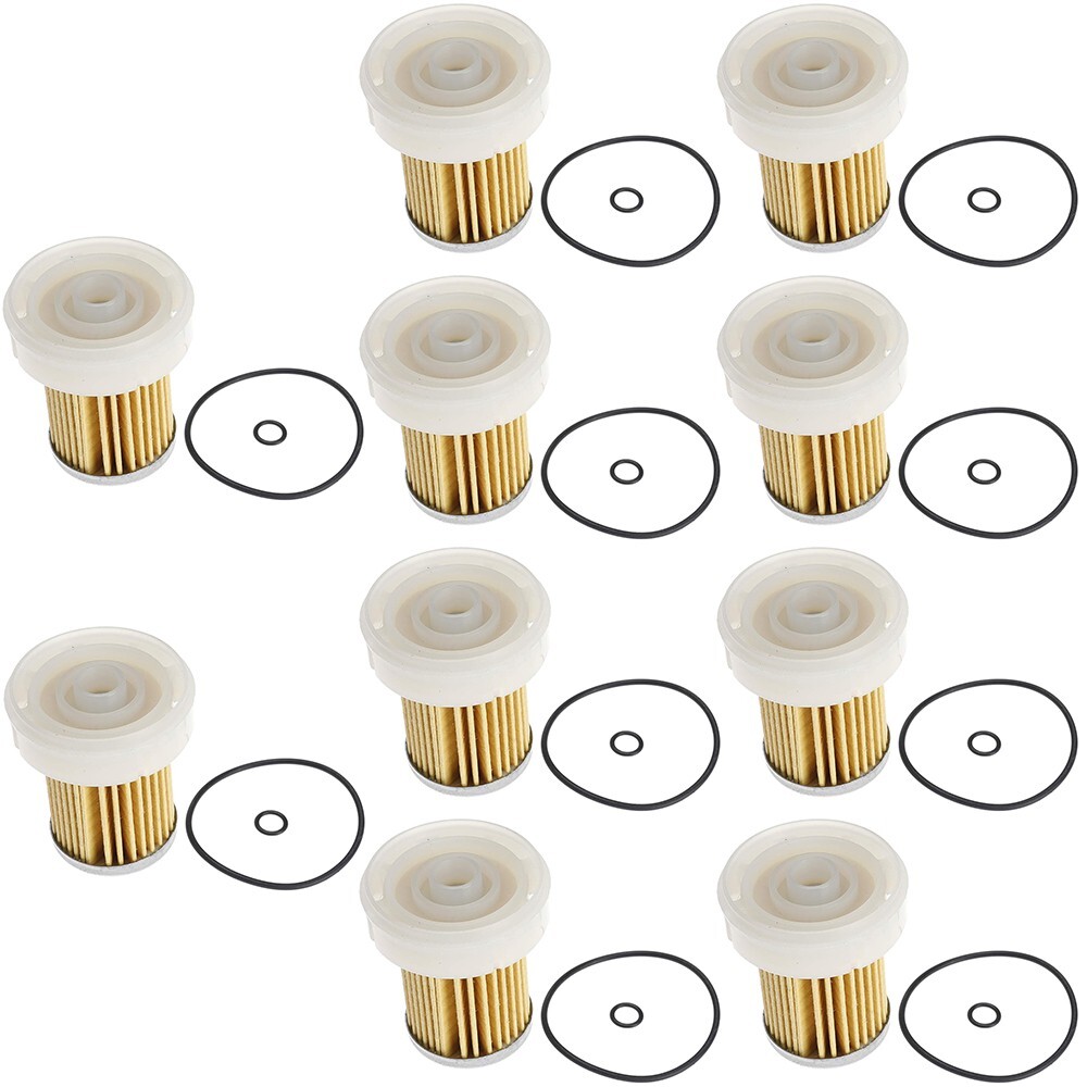 10xFuel Filter with O-Rings 6A320-59930 for Kubota B3030 B7400 B7410 B7500 B7510