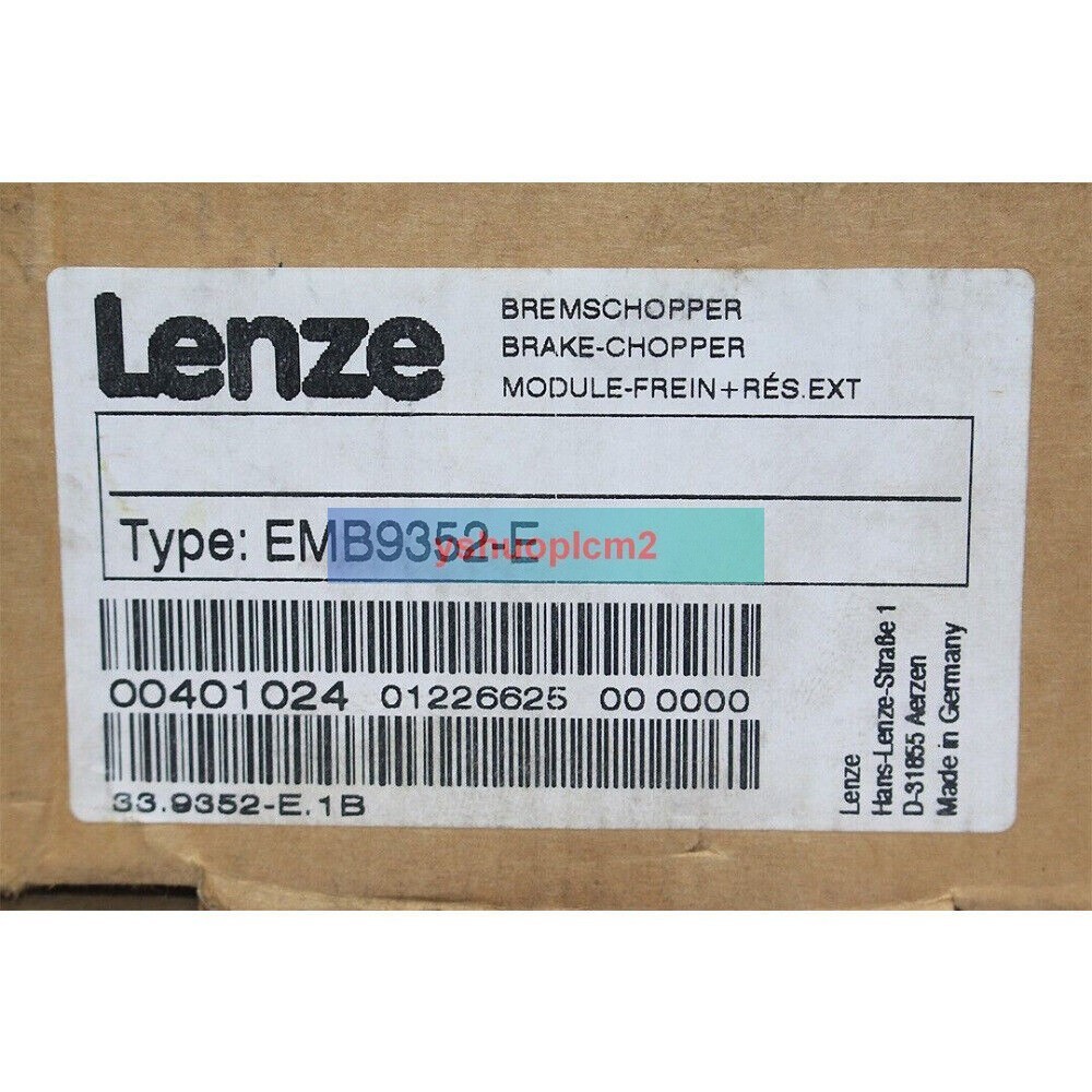 EMB9352-E 1PC New Sealed LENZE Inverter Braking Module EMB9352-E