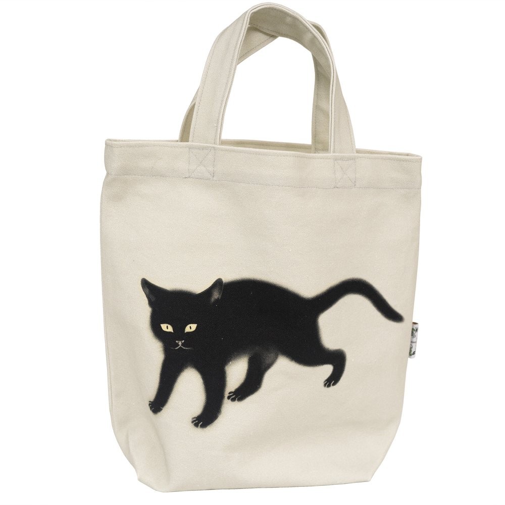 Tote Bag sTB101174 Hishida Shunso ‘Black Cat’ Design (In Stock)