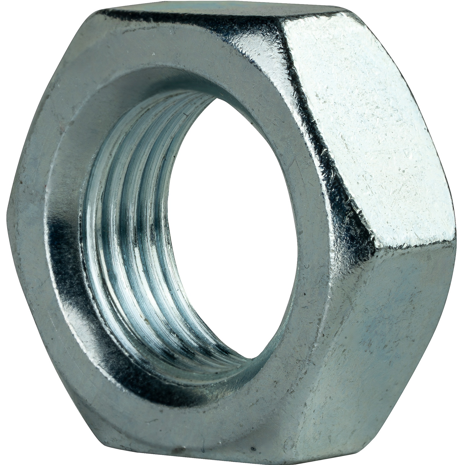 Thin Hex Jam Nuts Grade 2 Steel Electro Zinc Plated Finish All Sizes Available