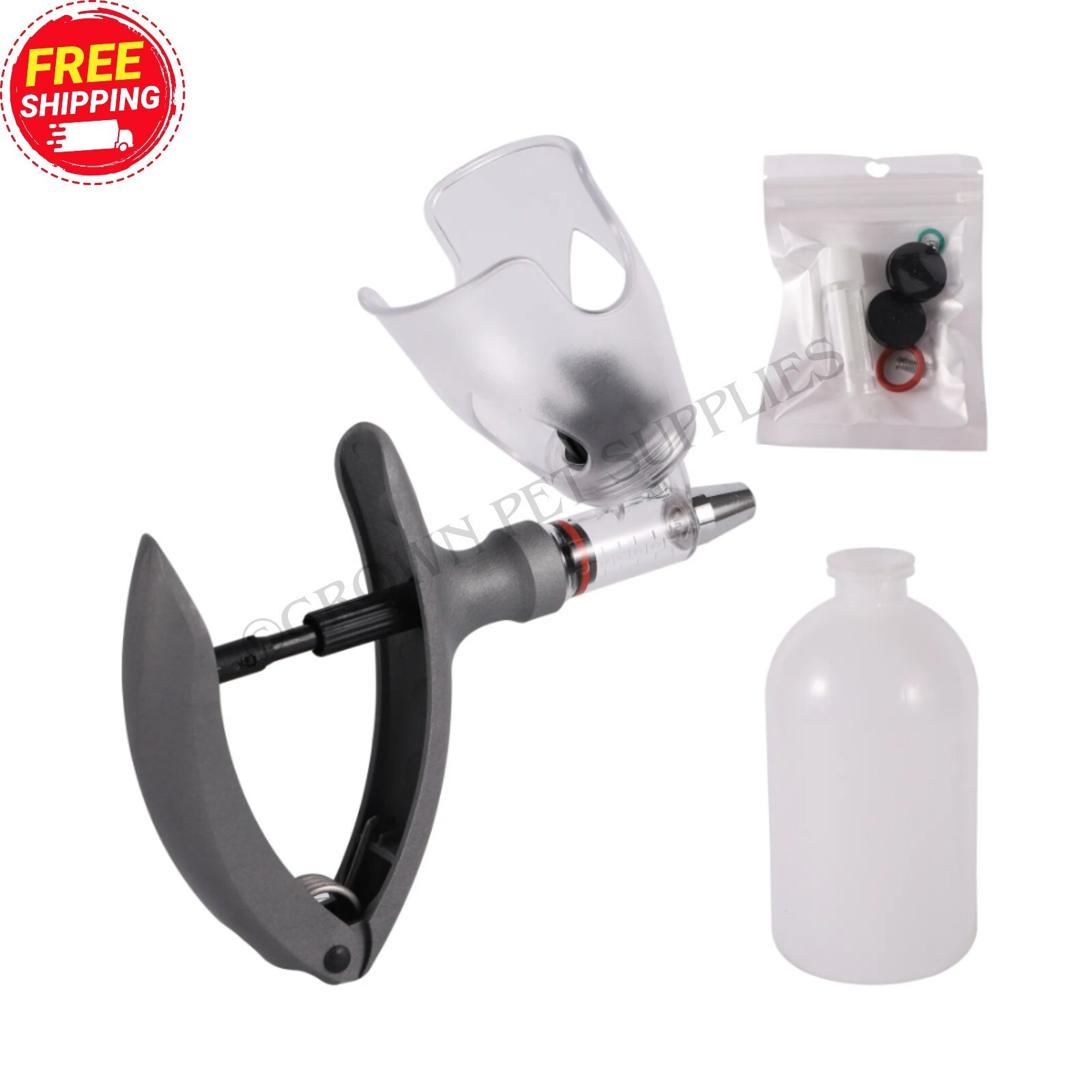 2 ml Veterinary Syringe Animal Injection Vaccine For Birds, Cattle, & Animals