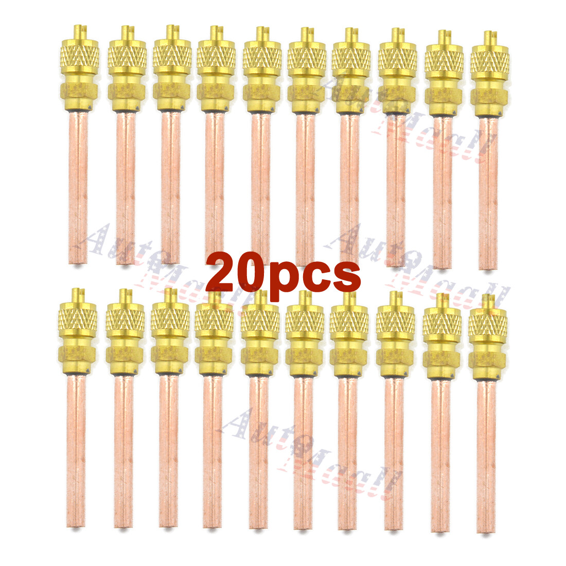 20x Service/Access Valve 1/4″ SAE *1/4″ OD *2.75″ Stem Core AC Refrigeration Kit