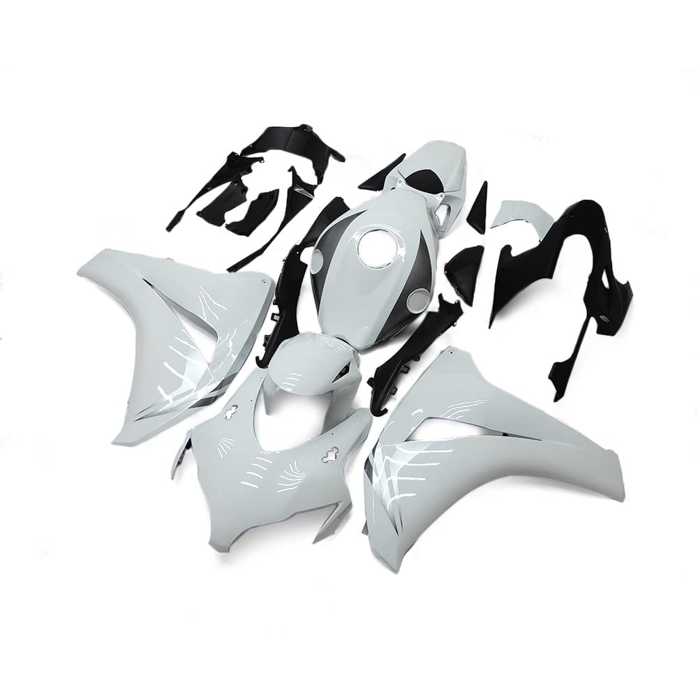 White Grey Fairing Kit CBR1000RR 2008-2011 Injection ABS Motorcycle Bodywork