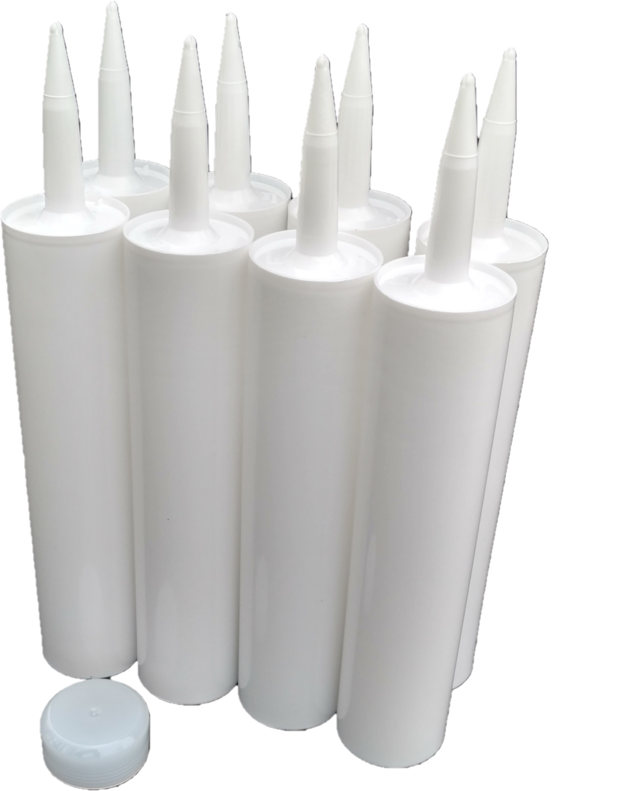 EMPTY CAULK TUBE – FILLABLE CAULKING CARTRIDGE – 8 Pack