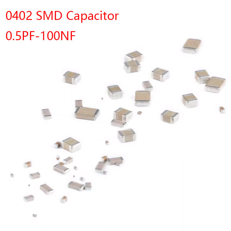 0402 0.5PF-100NF SMD Ceramic Capacitor 16V 25V 50V Surface Mount Chip Capacitors