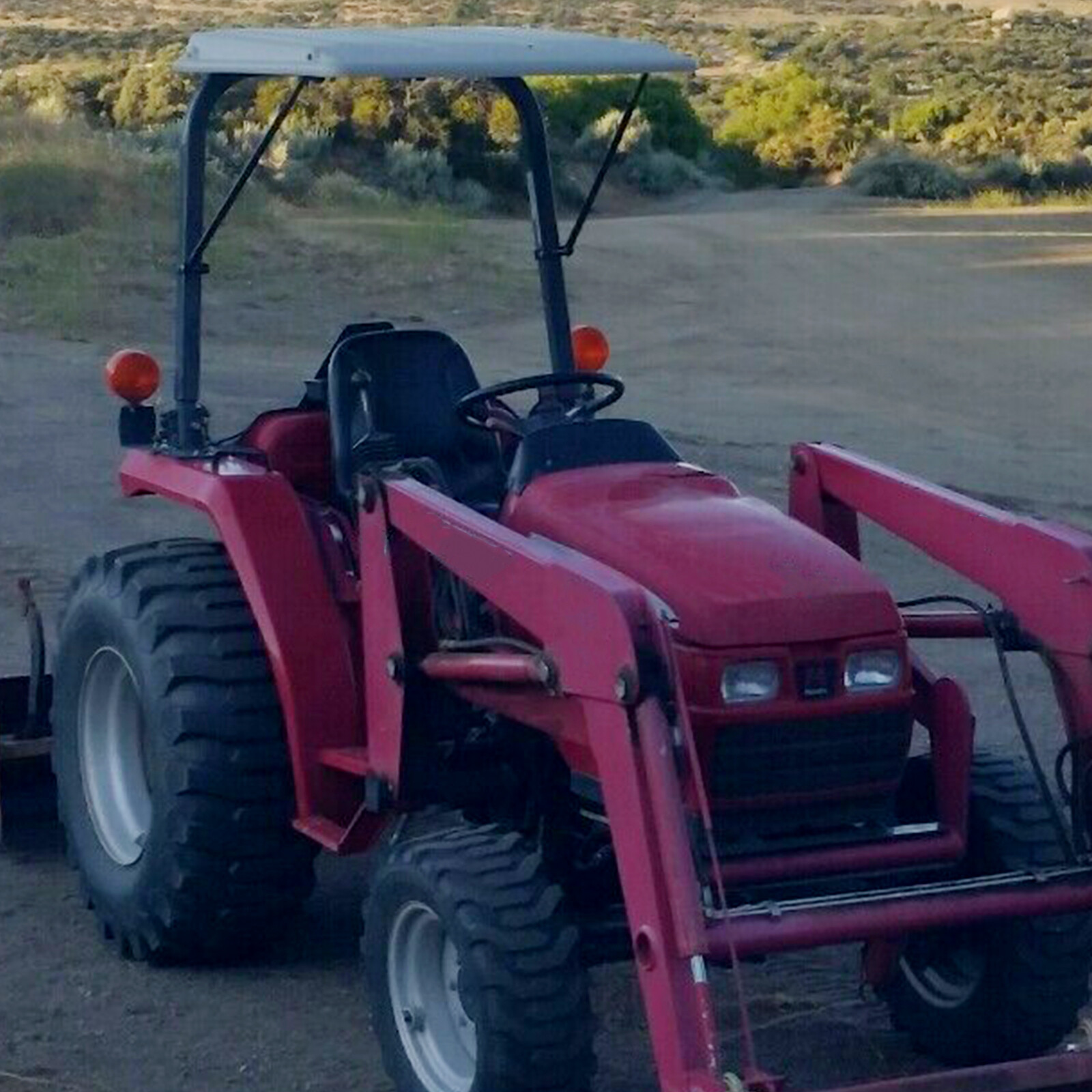 Tractor Canopy For John Deere Tractors with ROPS Sun Shade Canopy with Bracket