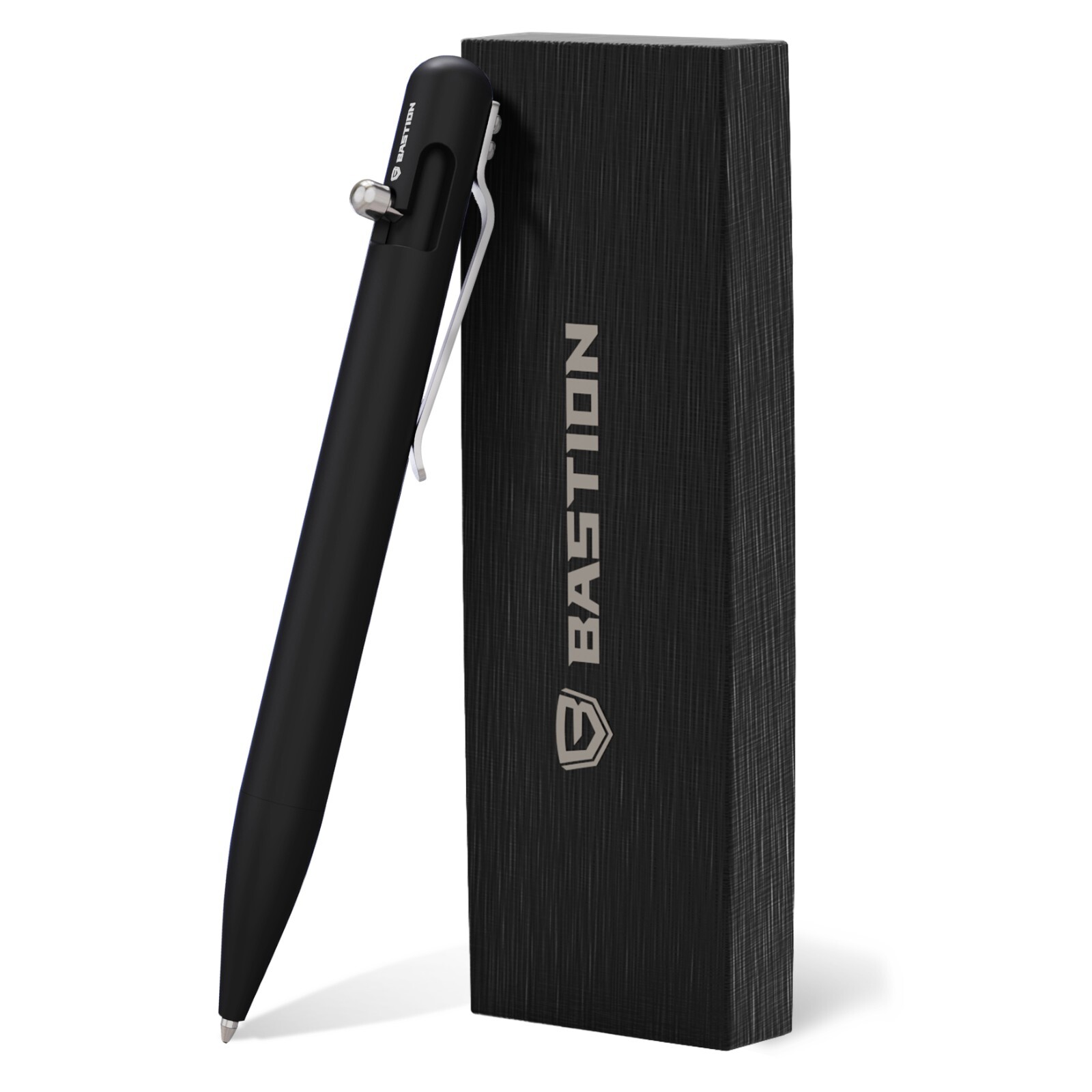 Bastion Bolt Action Aluminum Pen (BLACK) Lightweight Metal Color Ballpoint Pens