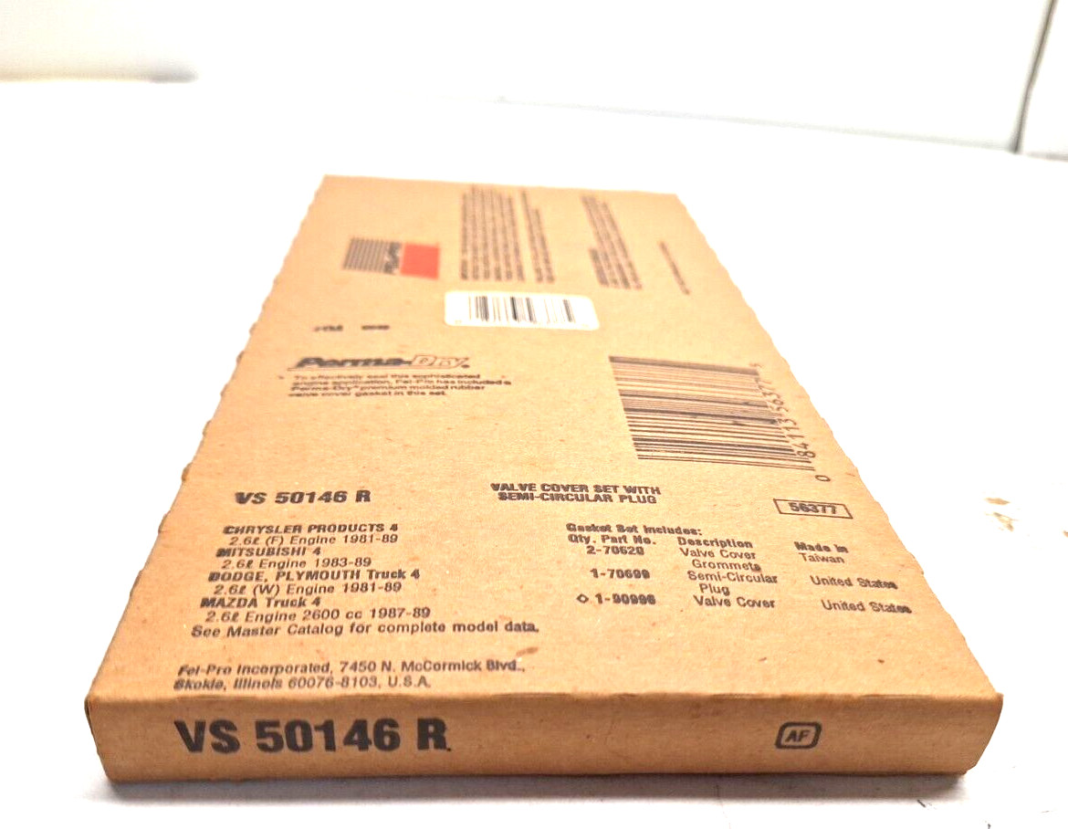 NOS FEL-PRO VALVE COVER GASKET VS 50146 R