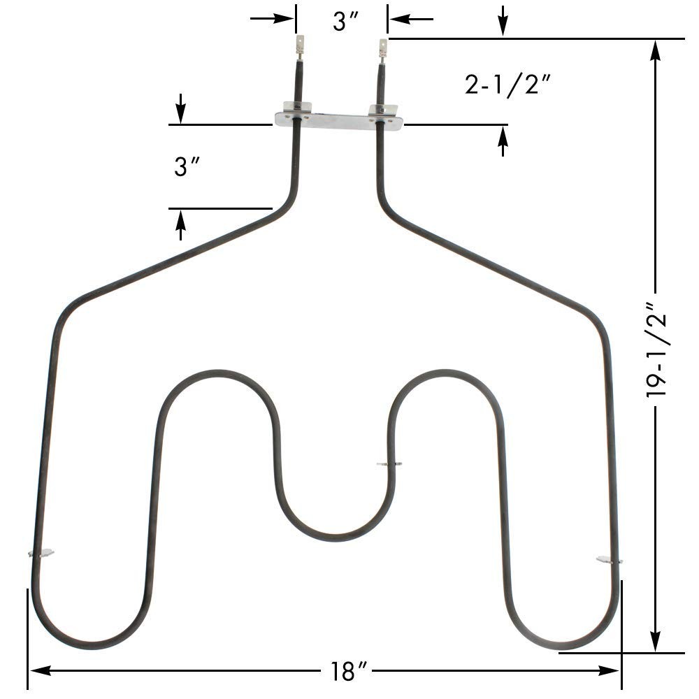 NEW Range Oven Element Lower Bake Heating Unit for GE WB44T10011 PS249286