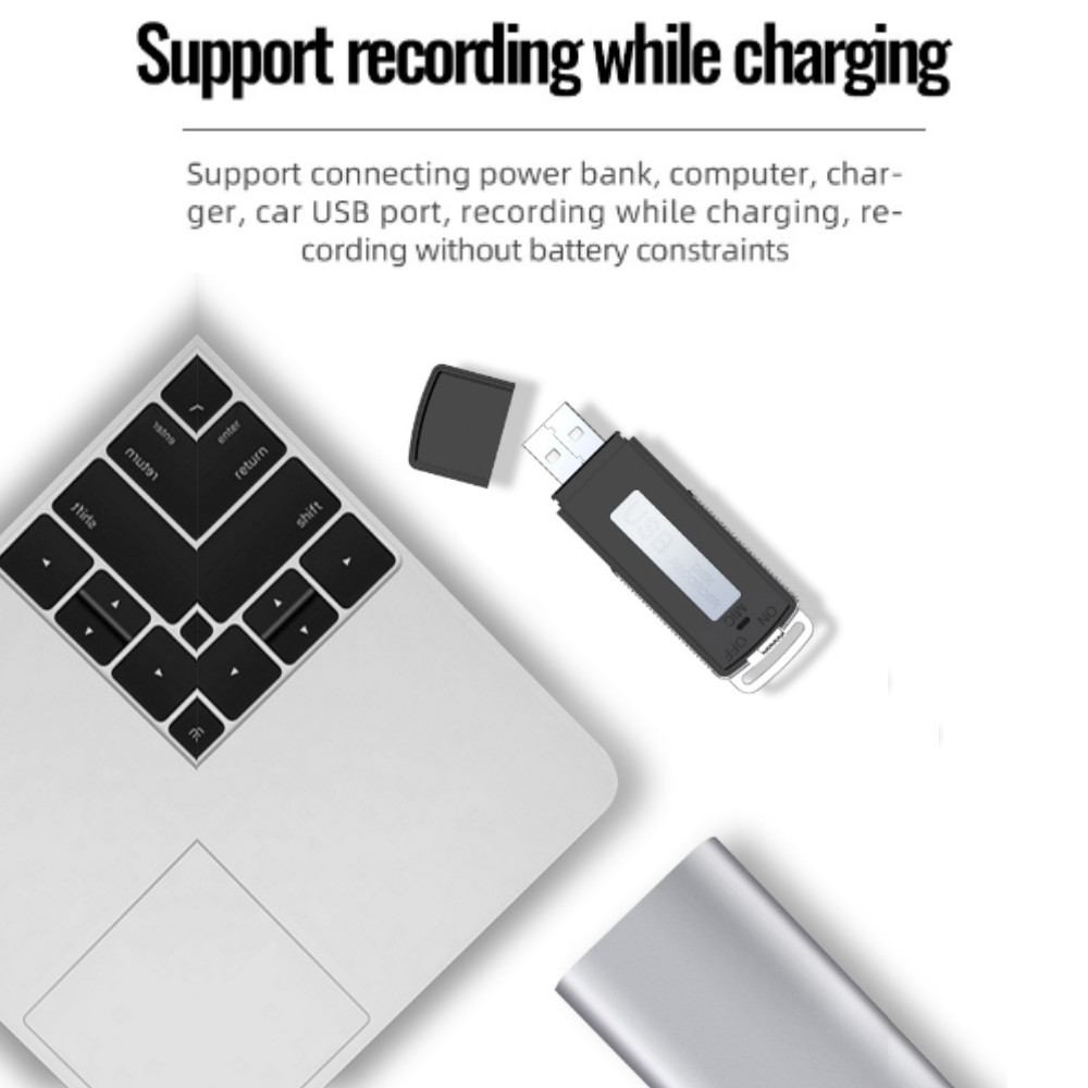 BUG USB Voice Recorder Activated Digital Mini Audio Listening Device Dictaphone