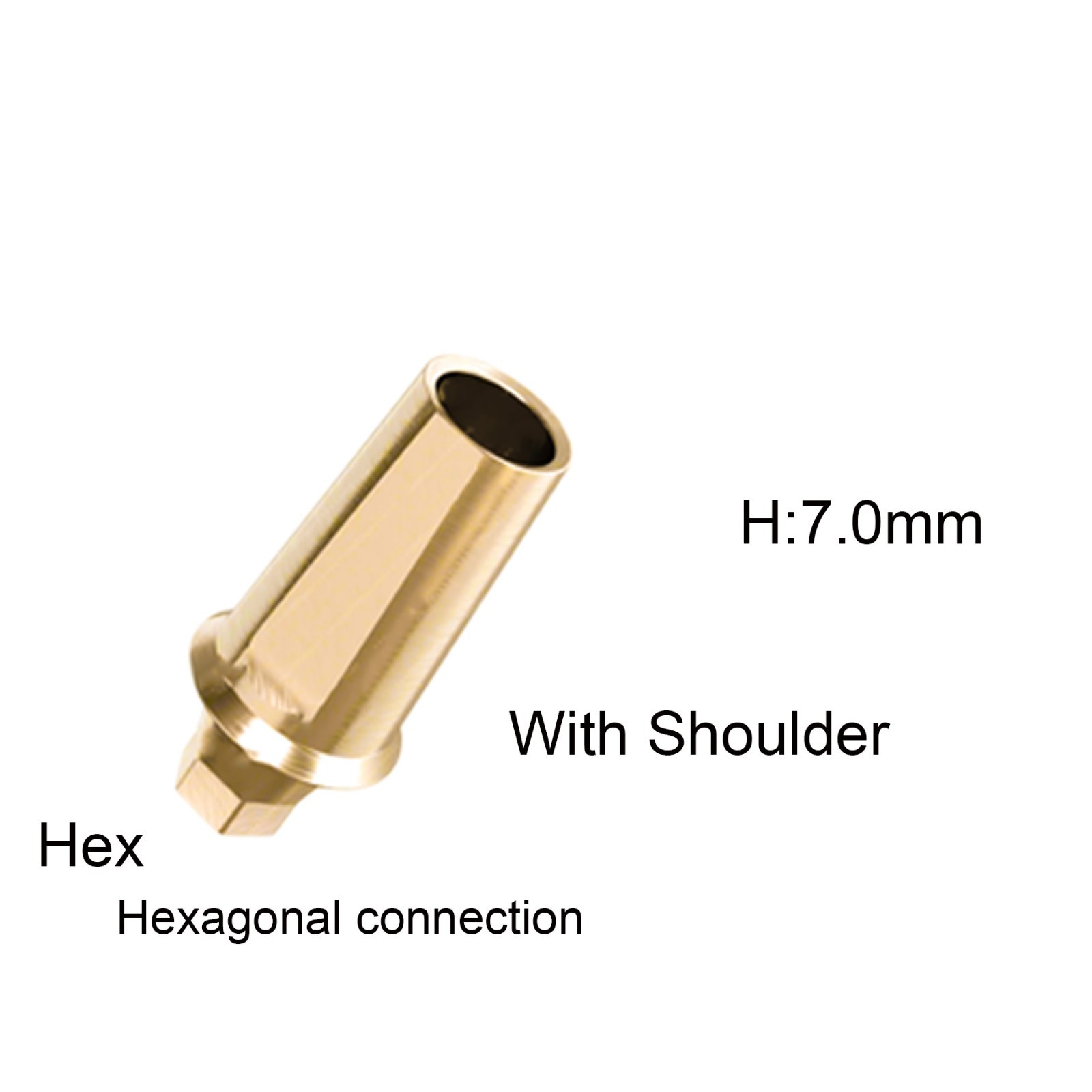 US Essential Treatment Transfer Abutment Cement Retained Fits Hiossen Implants