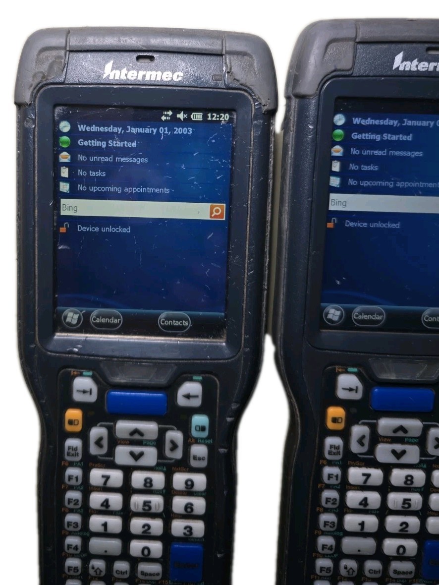 Honeywell Intermec 4X CK71 Barcode Scanners Charger & Batteries