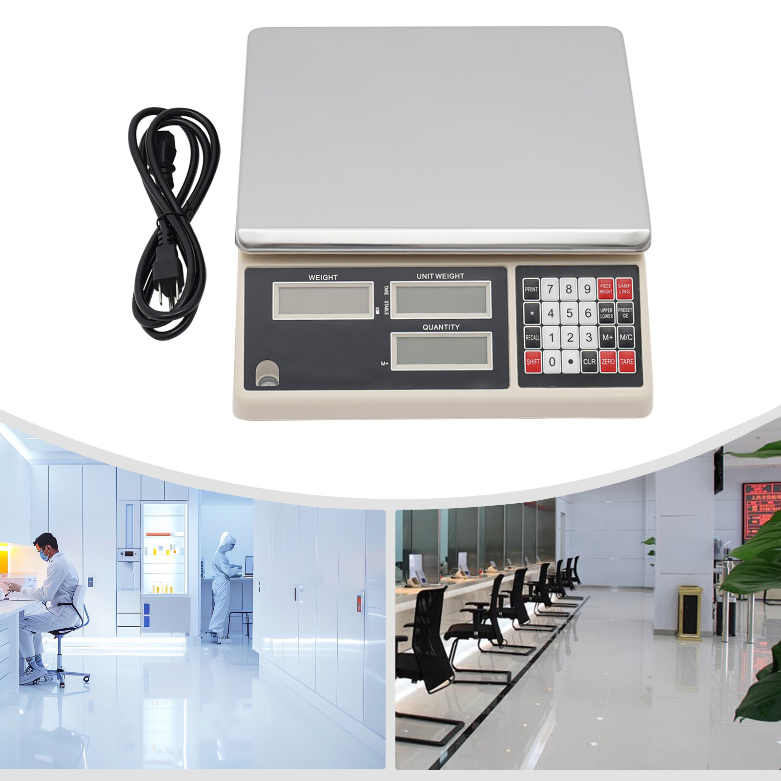30kg,0.5g Industrial Counting Scale Precision Counting Scale Weighing Scale