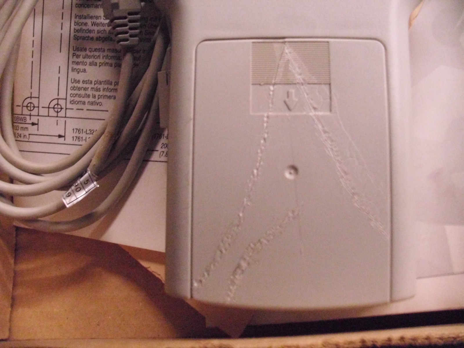 ALLEN BRADLEY 1761-HHP-B30 24VDC MICROLOGIX HAND-HELD PROGRAMMER With Cable