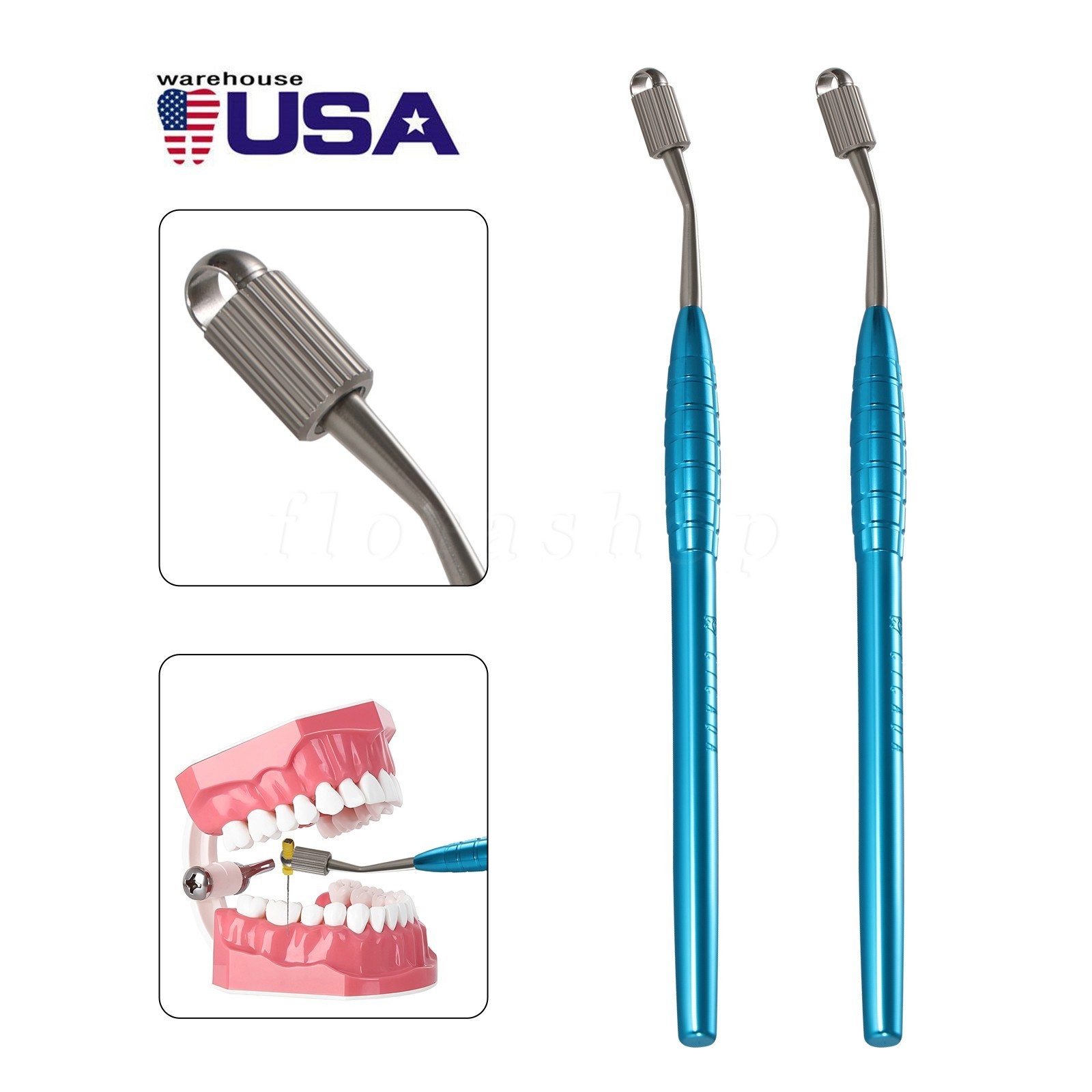 2* Dental Endodontic Endo File Holder K-Files Handle Hand Use Root Canal Clip CE