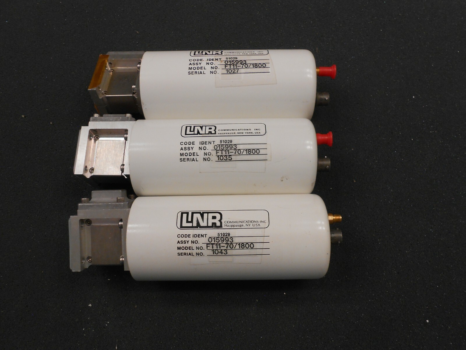 KU BAND LNA, LNR COMMUNICATIONS, MODEL FT11-70-1800, 10.9-12.2 GHz, GAIN 48db