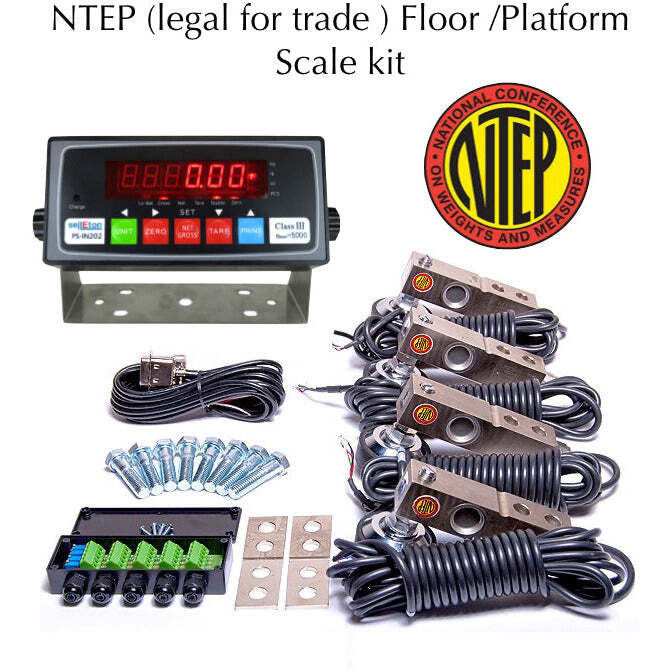 NTEP weighing kit Stainless steel load cells with PS-IN202-LCD-SS Indicator
