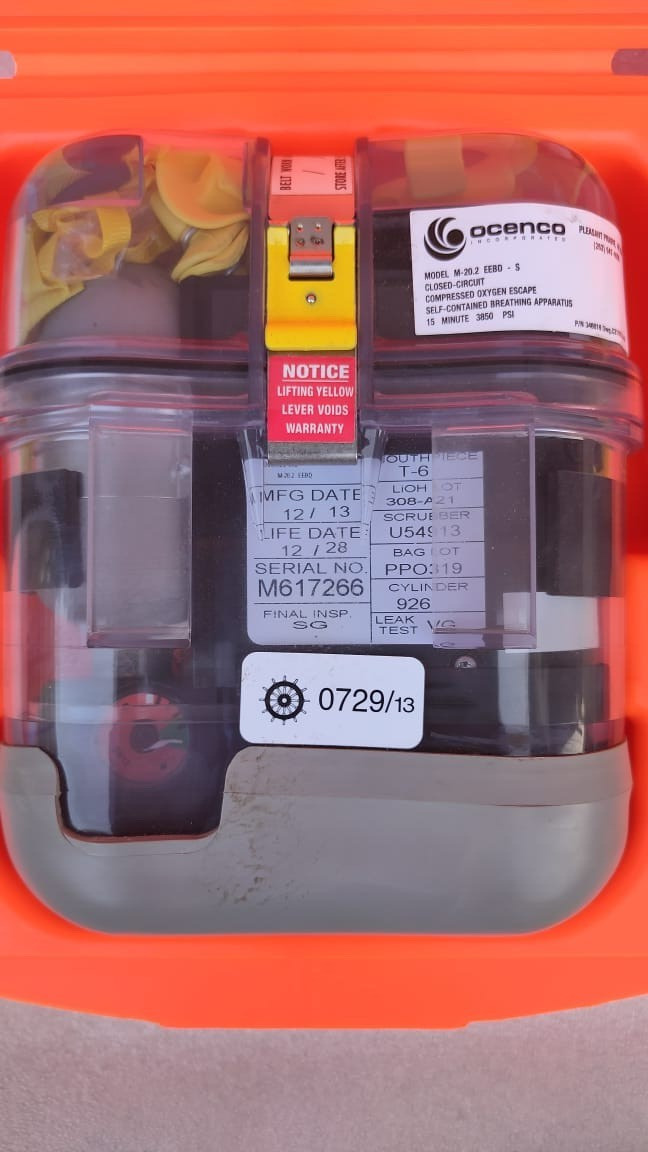 OCENCO EEBD BREATHING DEVICE M-20.2 (LIFE DATE 12/2028)