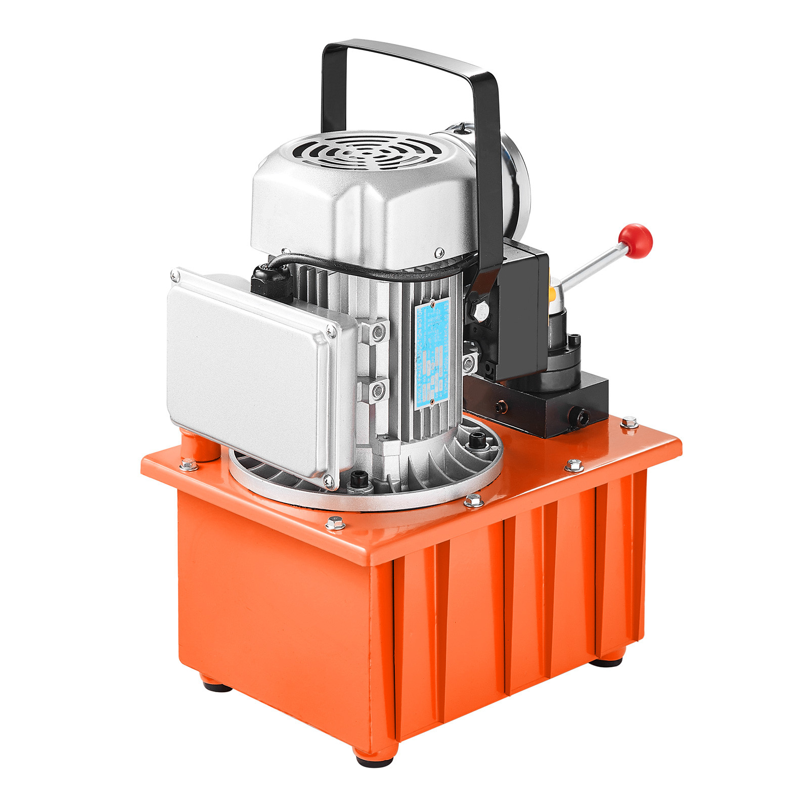VEVOR Electric Hydraulic Pump Double Acting Oil Pump 10000 PSI 8L Manual Valve