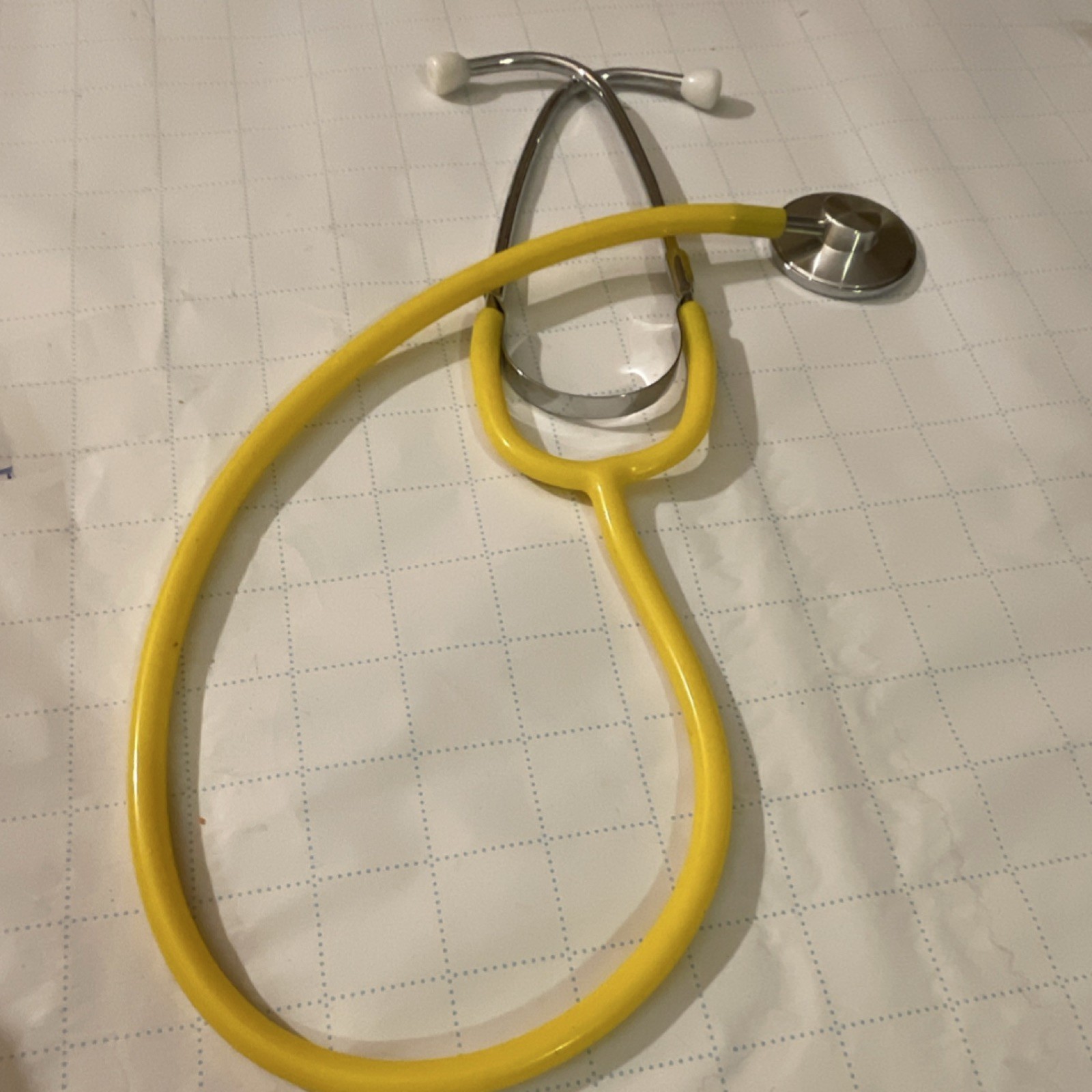 Yellow Single Head Stethoscope for General Practice Emergency Medicine