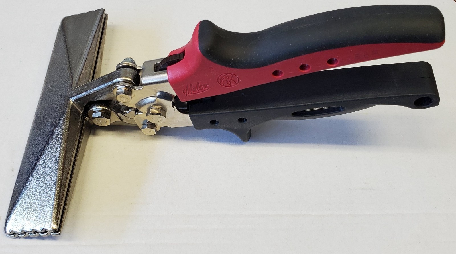 Malco S6R 6″ Hand Seamer Forged Steel Jaws. USA