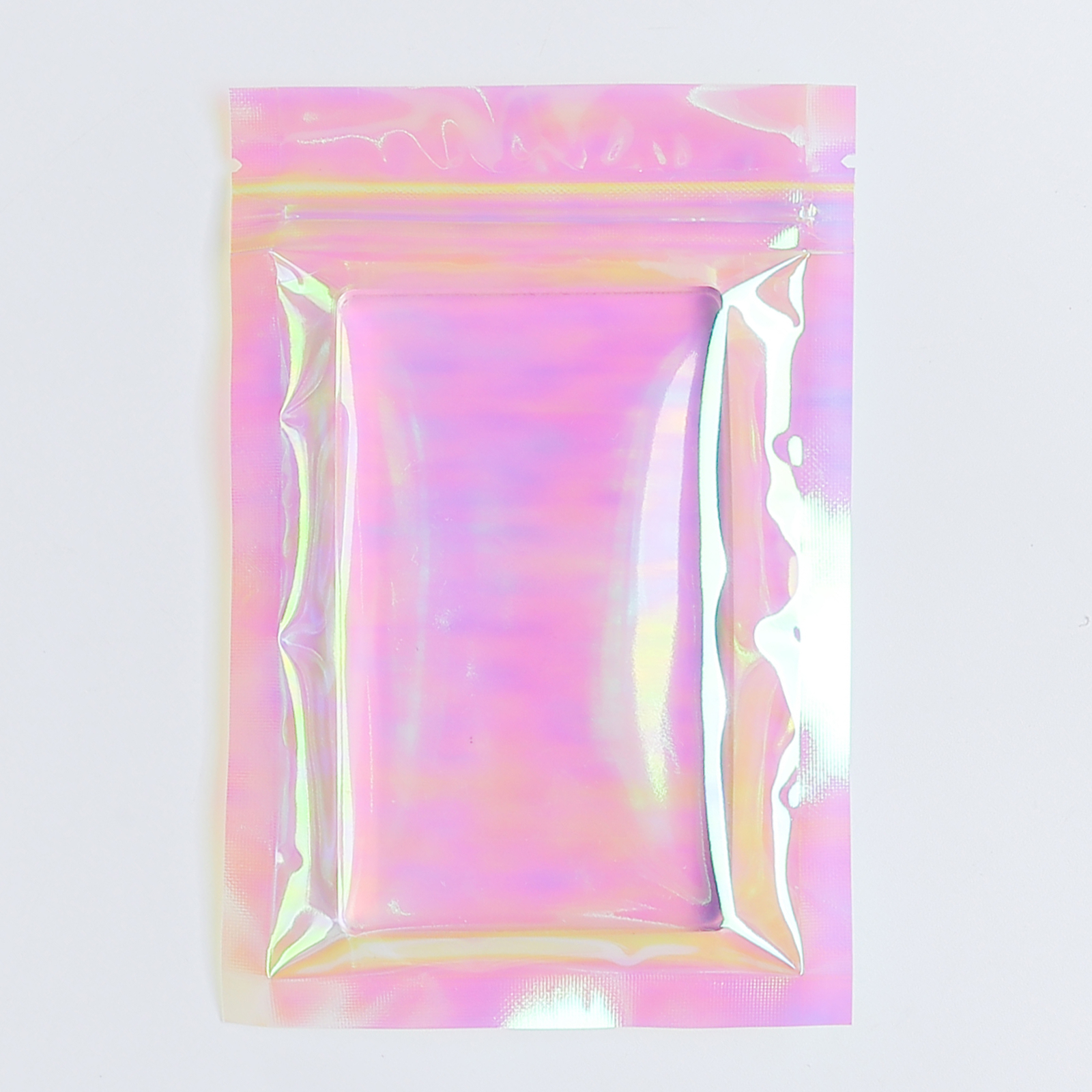 QQ Studio 100 Double Sided Clear Holographic Bags with QuickQlick™ Seal for Food