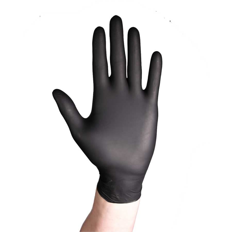GripProtect® Precise Black Nitrile Exam Gloves, Fentanyl Resistant, Chemo-Rated