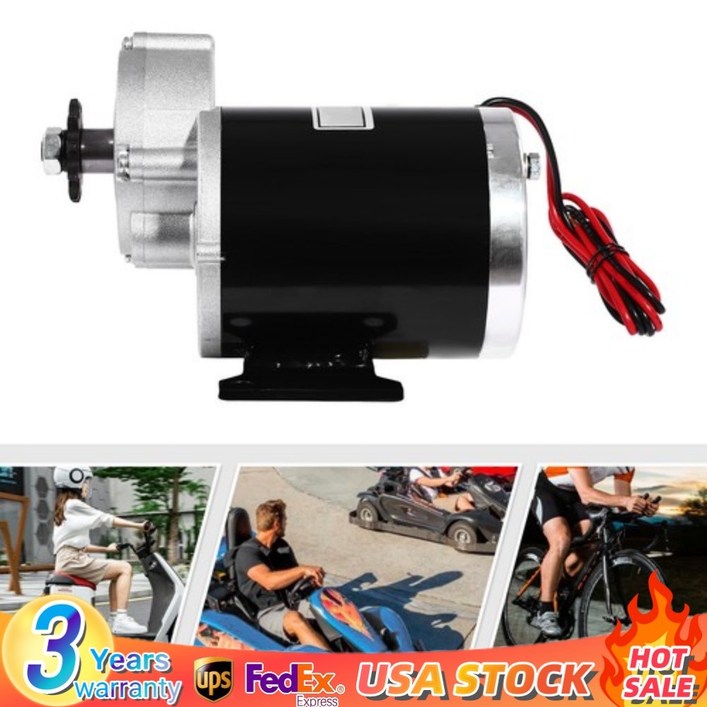 48V 600W Gear Reduction DC Motor Reduction Electric Motor For E-Bike Scooters