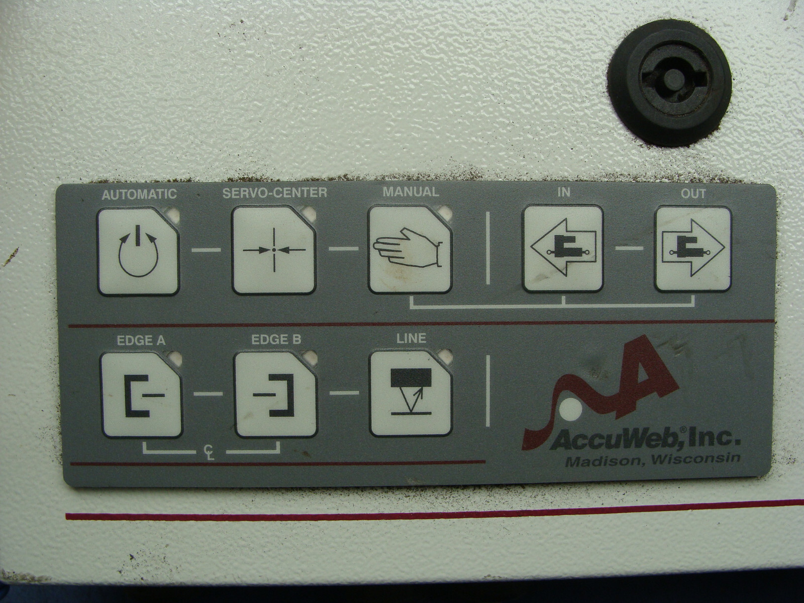 ACCUWEB MICRO1000 WEB GUIDE CONTROL CTL 1000-02 INPUT: 115VAC OUTPUT: 30VDC 4A