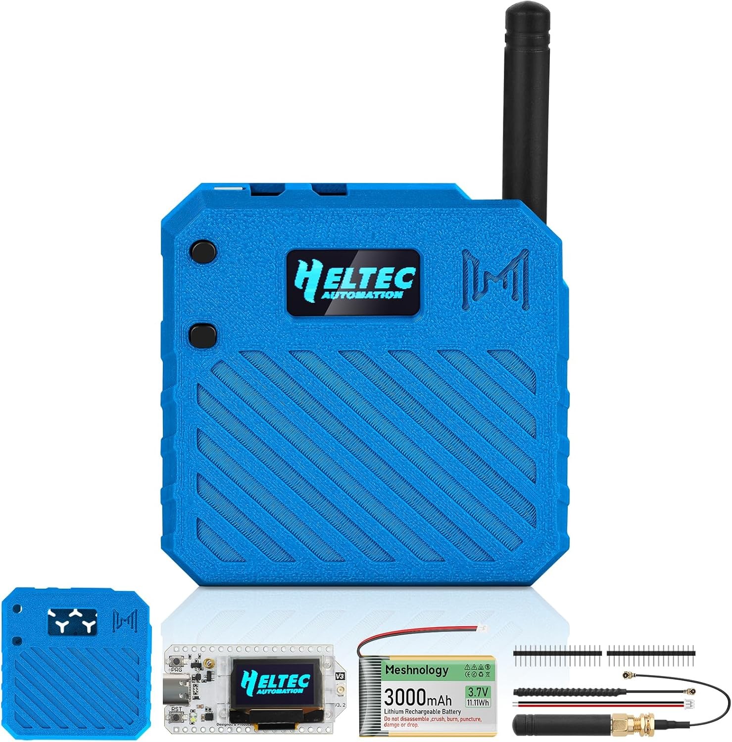 Heltec ESP32 LoRa V3 Bluetooth Board+Battery+915MHz Antenna+N33 Meshtastic Case