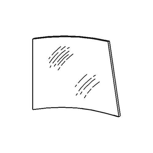 Cab Glass – Upper Left Hand Door fits John Deere 4050 4630 4240 4440 4230 4430