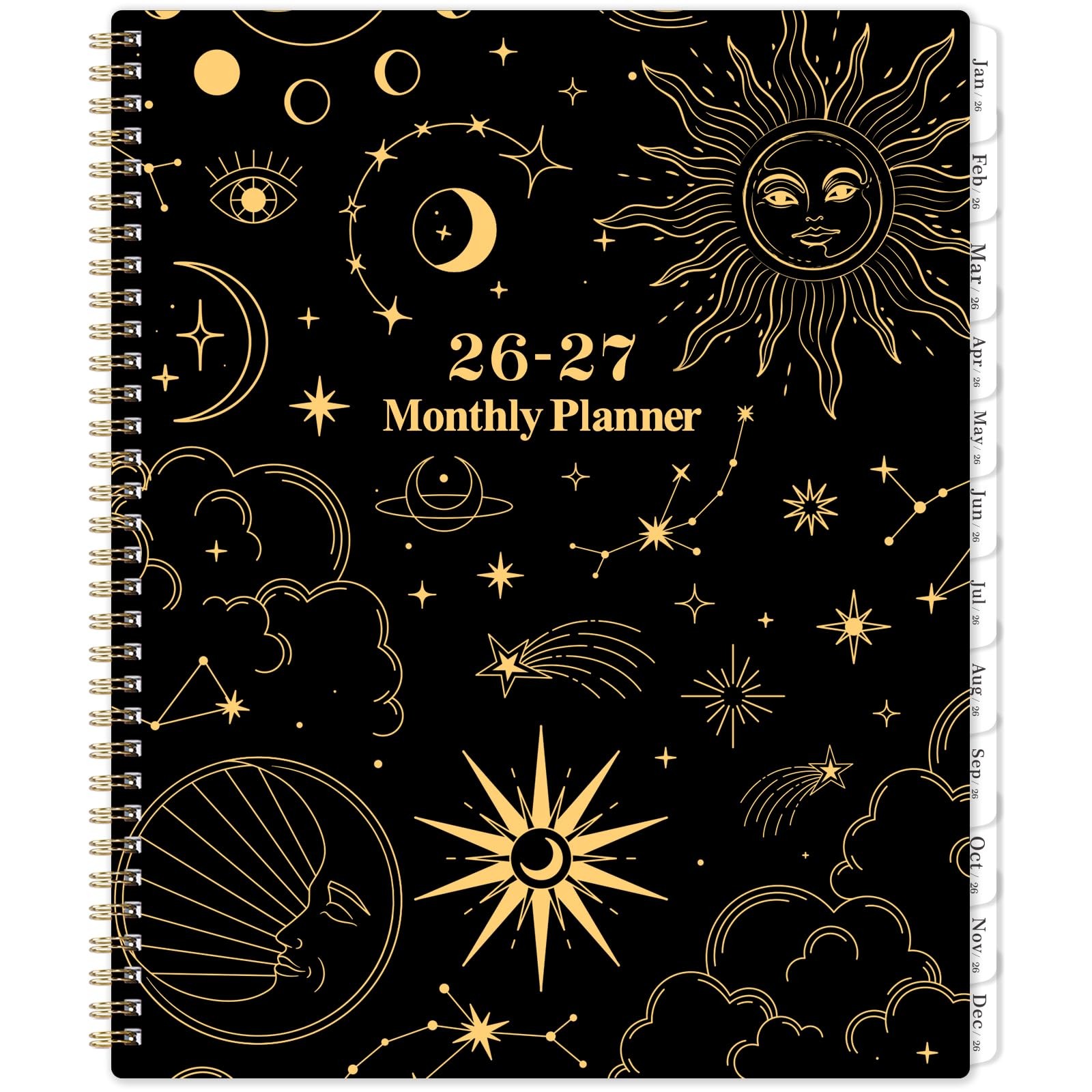 2026-2027 Monthly Planner 2 Years Monthly Calendar, Twin-Wire Spiral Bound