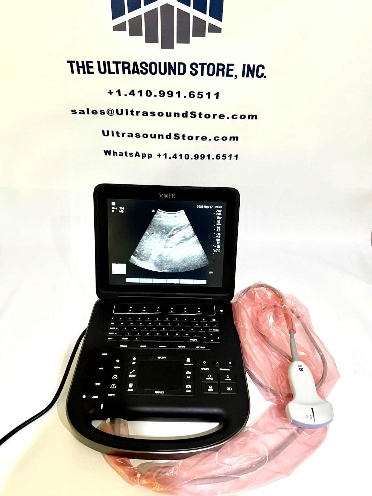 SonoSite Edge II Vet Ultrasound Linear Rectal, Convex & Linear. 1yr Warranty!