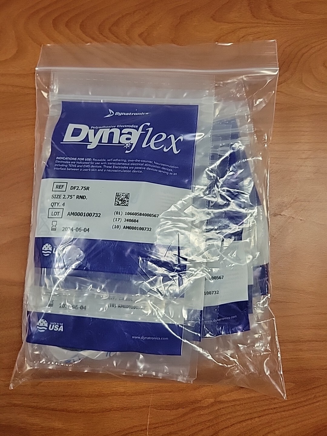 Dynatronics DynaFlex Spun Lace White Fabric Electrode DF2.75R