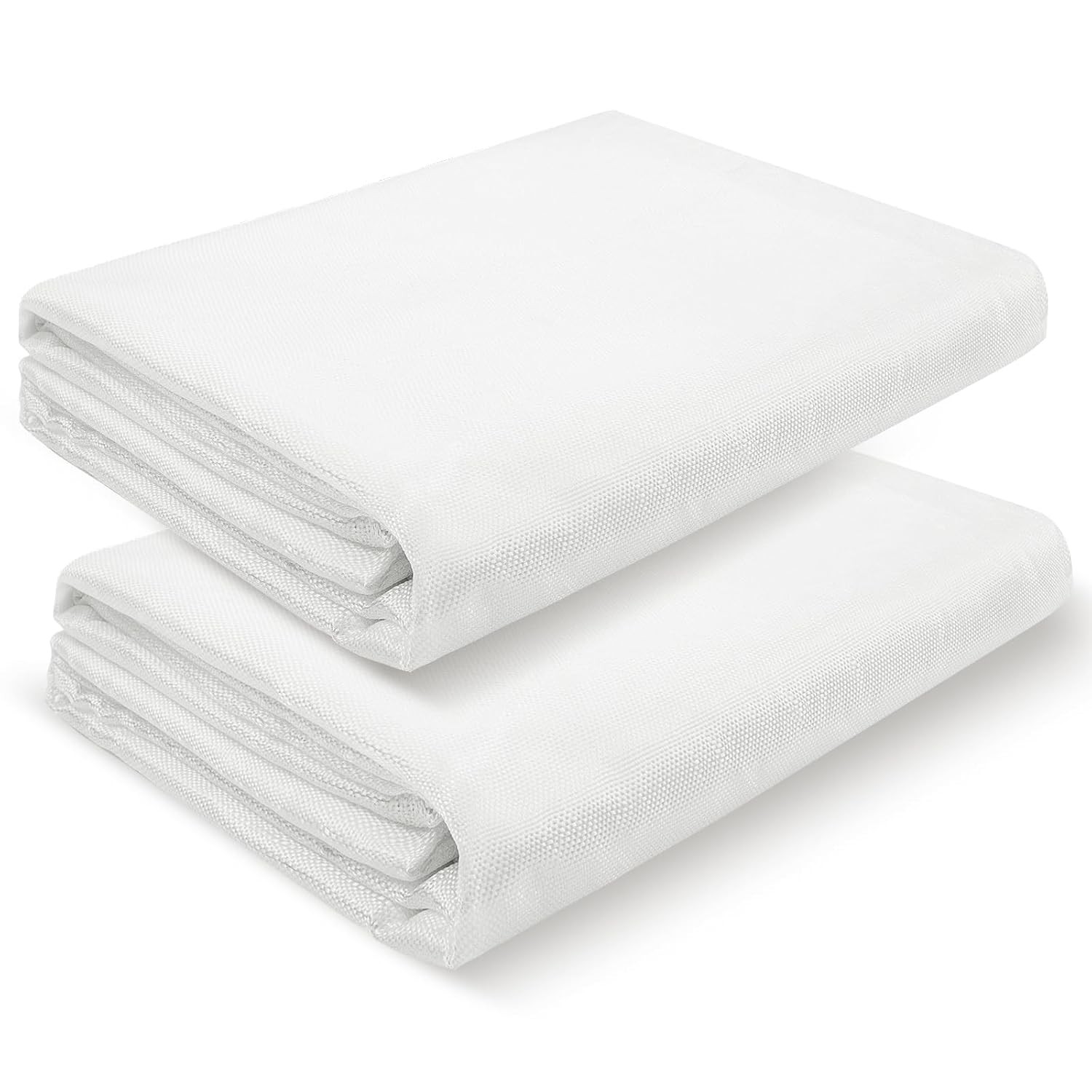 2 Packs 6oz Fiberglass Cloth 12ft x 50in E-Glass Plain Weave Fabric Sheet