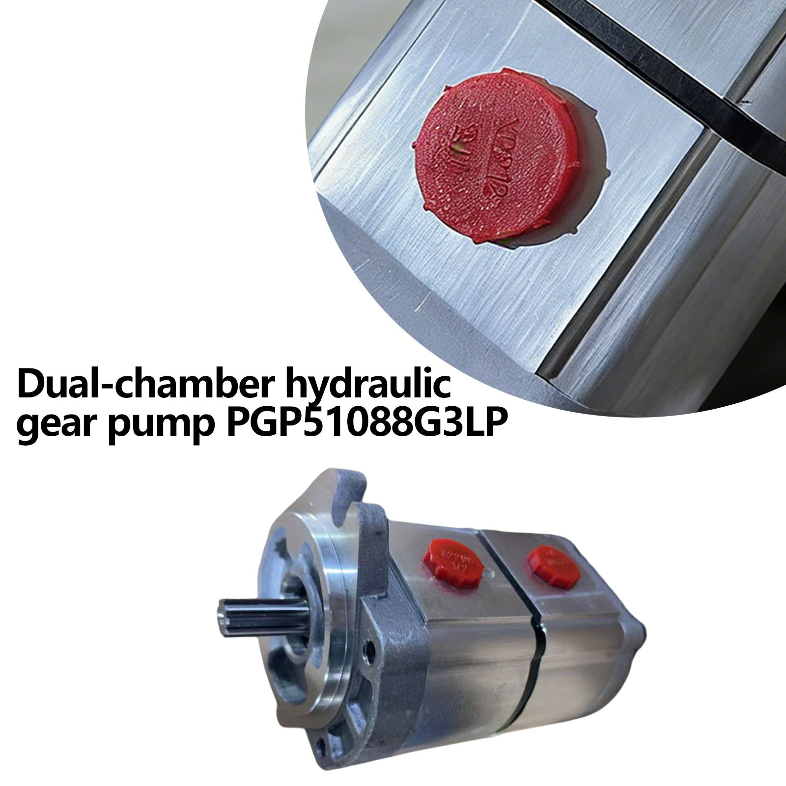 Two-Section Hydraulic Gear Pump PGP51088G3LP for Skid Steer Loader KTT23 di