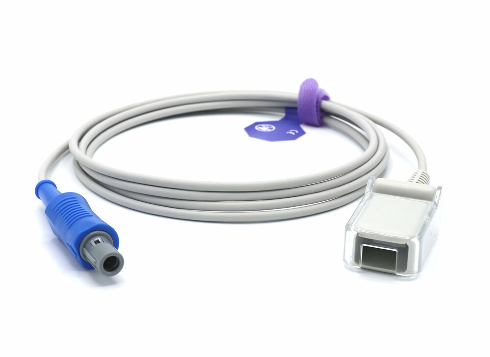 Edan SpO2 Adapter 6 Pin Compatible 40Degree – Same Day Shipping