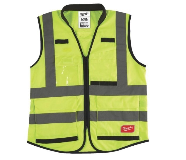 Milwaukee Class 2 High Visibility Performance Safety Vest, 48-73-5042, Size L/XL