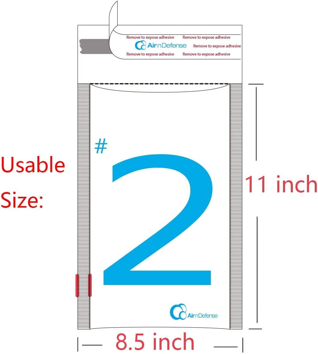 200 #2 8.5×12 Poly Bubble Padded Envelopes Mailers Shipping Bags AirnDefense