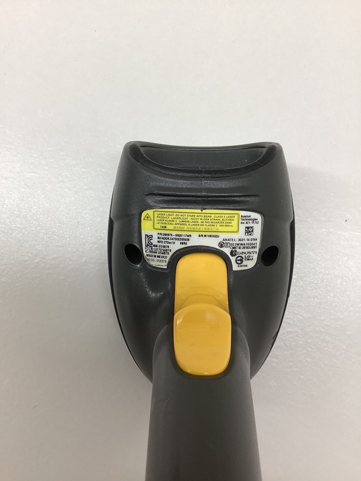 DS6878 WIRELESS BLUETOOTH 1D 2D BARCODE SCANNER KIT NEW BATTERY, SYMBOL MOTOROLA