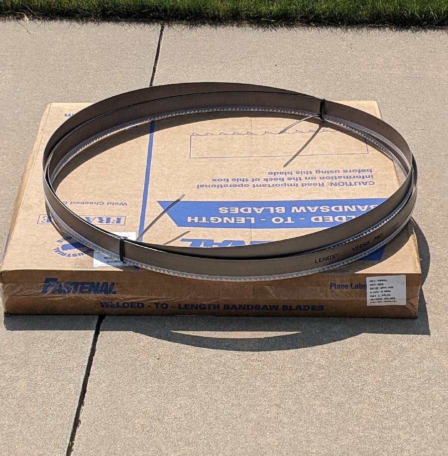 27′ 7″ (331″) x 2″x.063x 2-3 STD LENOX Versa Pro Welded Band Band Saw Blade USA