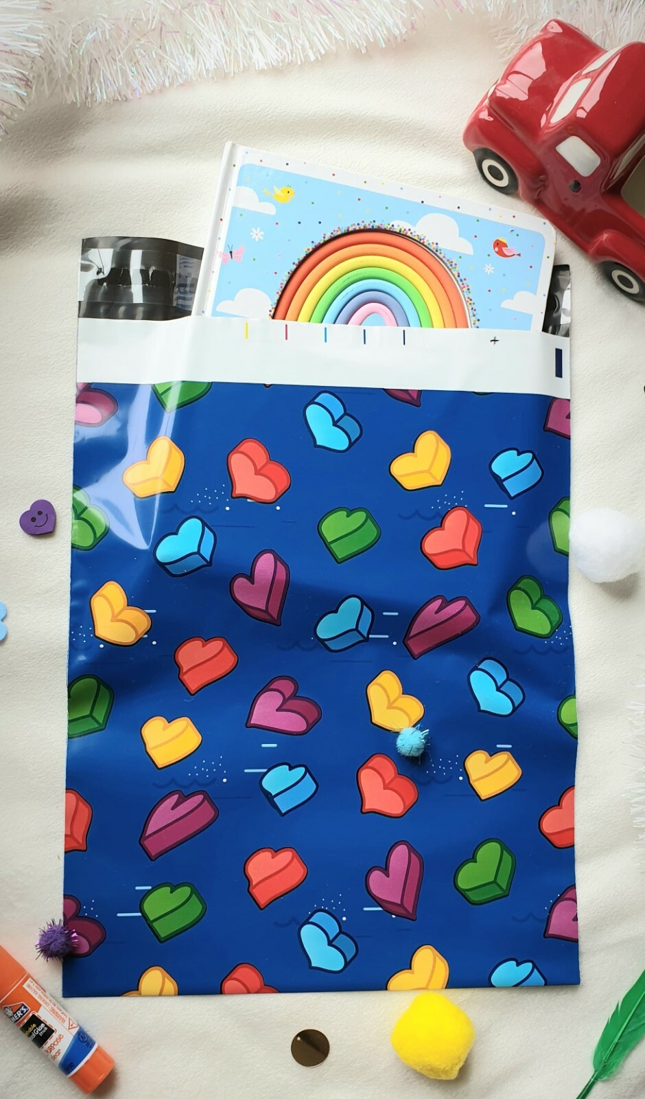 100 Designer Poly Mailers Plastic Envelopes Shipping Bags Custom 10×13