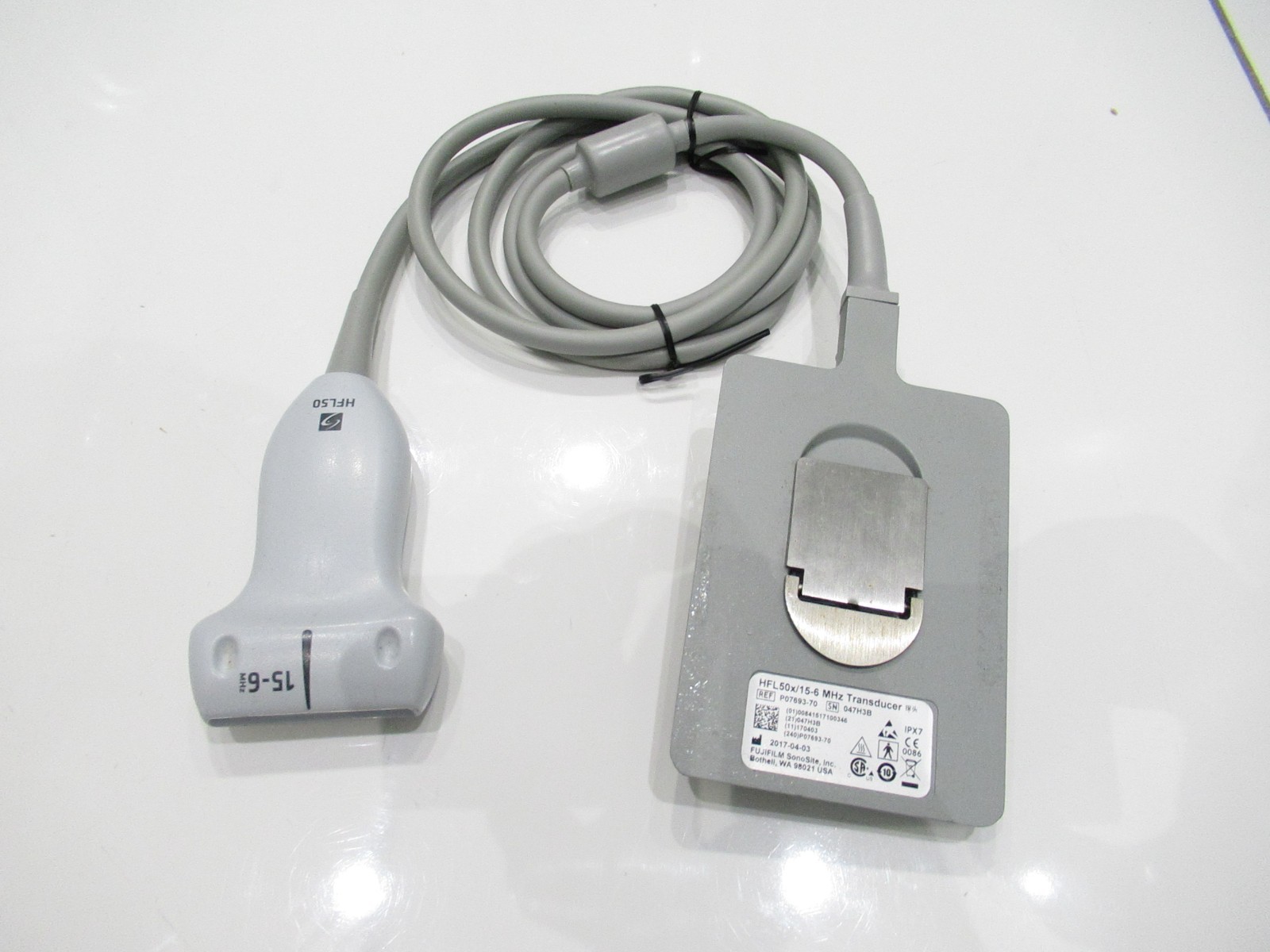 SONOSITE HFL50x/15-6 MHz ULTRASOUND M-TURBO EDGE II SII LINEAR TRANSDUCER PROBE