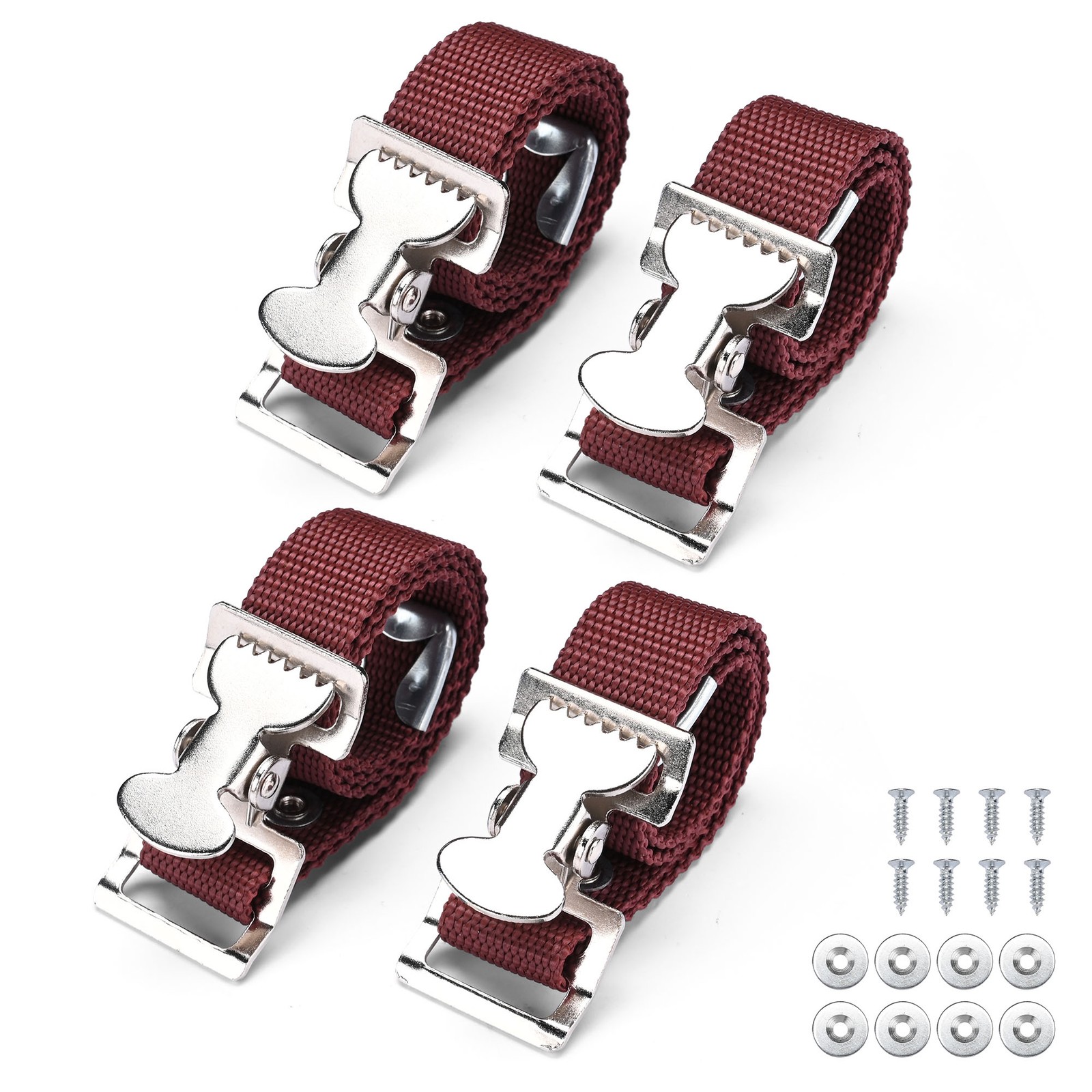 Yescom 4 pcs Drywall Stilt Straps Adjustable Foot Band Replacement Part Kit