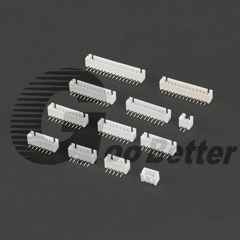 JST XH2.54mm Plug Connector Right Angle Header 2 3 4 5 6 7 8 9 10 12 14 16 Pins