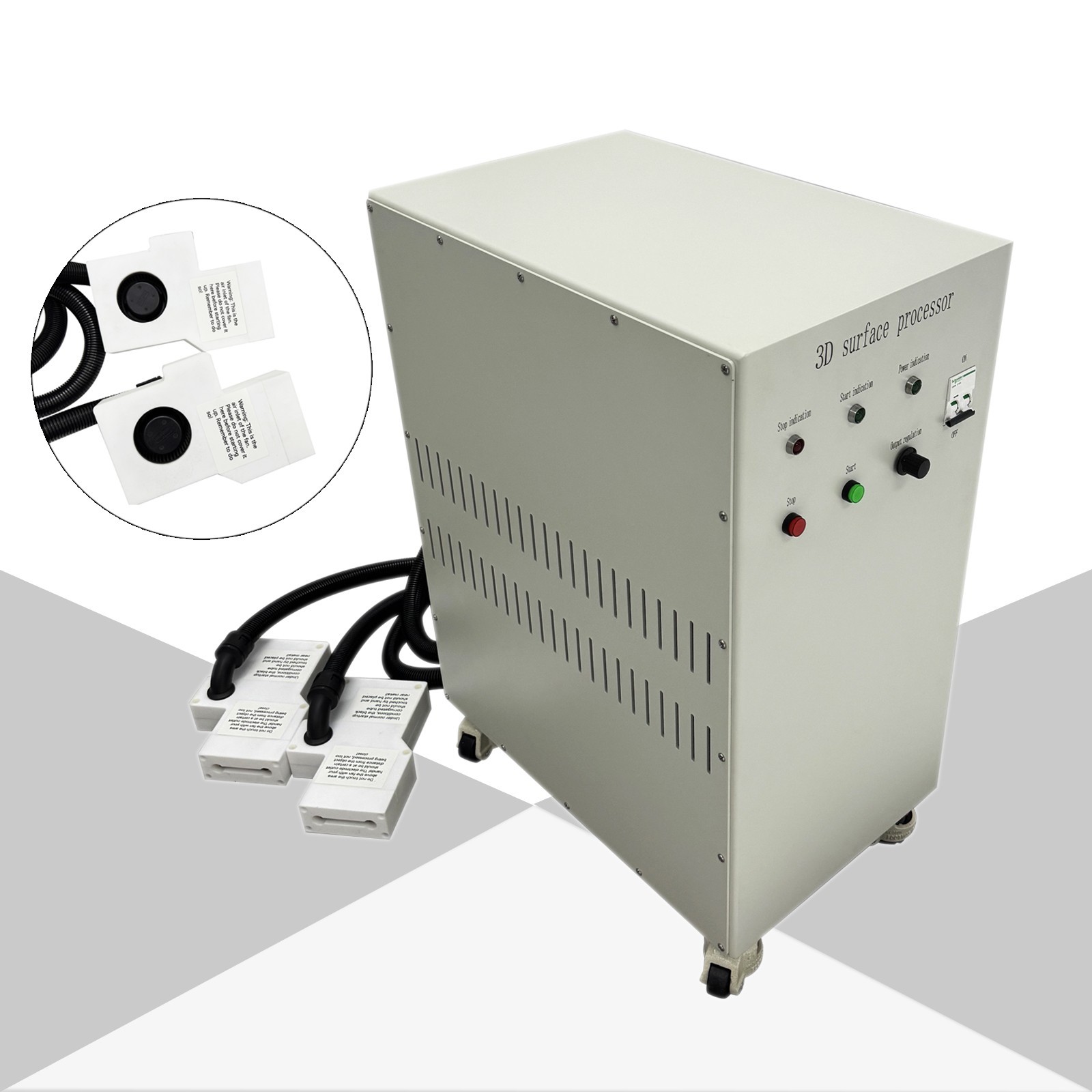 AC110V 33W 3D Surface Plasma Corona Treatment Machine for Silicone, Plastic