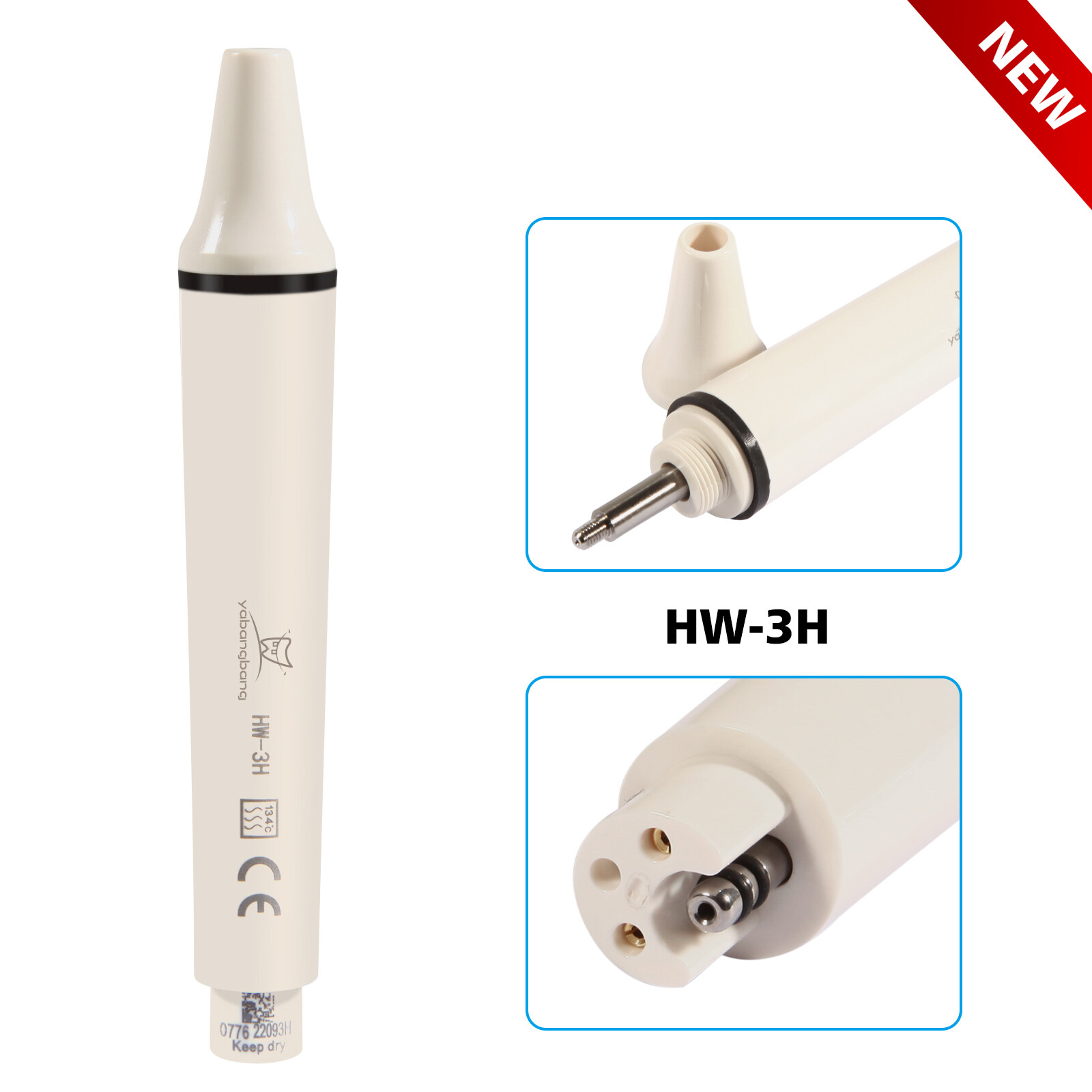 Dental Ultrasonic Piezo Scaler Handpiece LED/Tip Fit EMS/Cavitron/DTE/SATELEC US