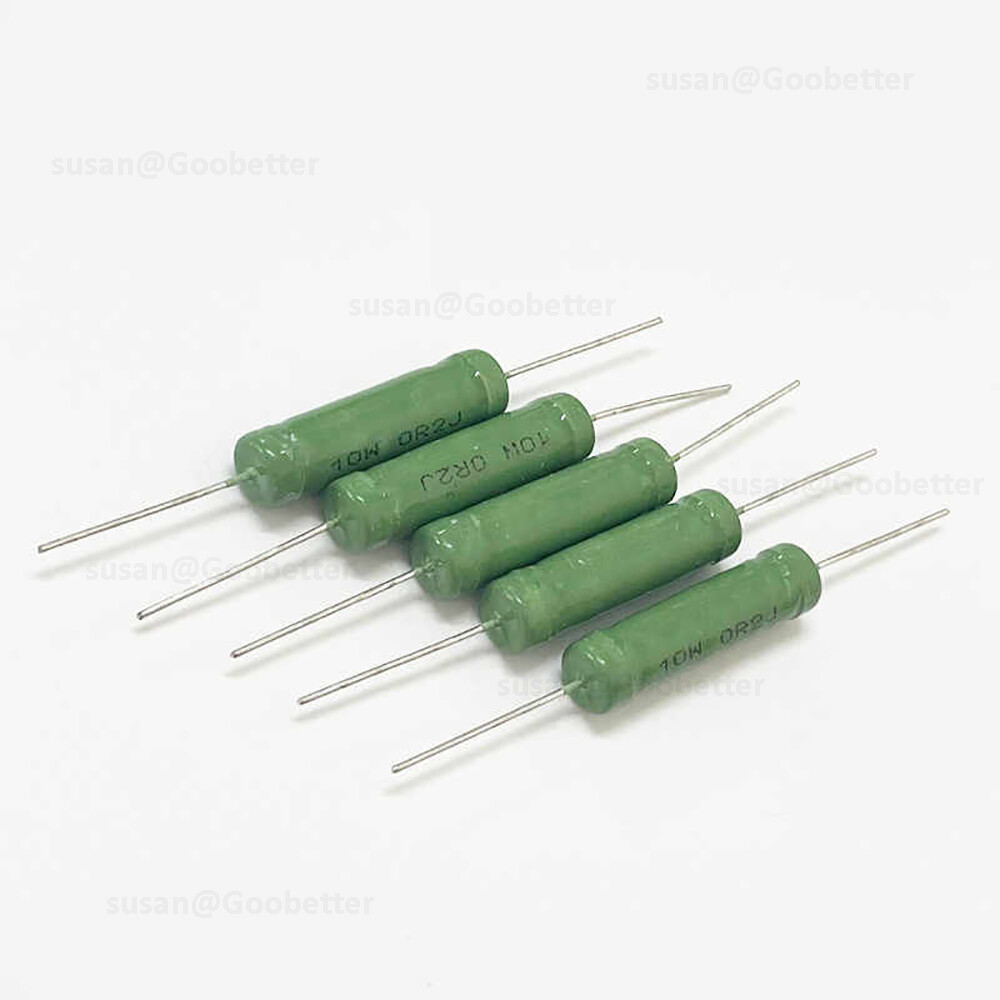 10W Wirewound Resistors Axial Leaded 5% J 0.05 to 47K ohm Resistor Through Hole