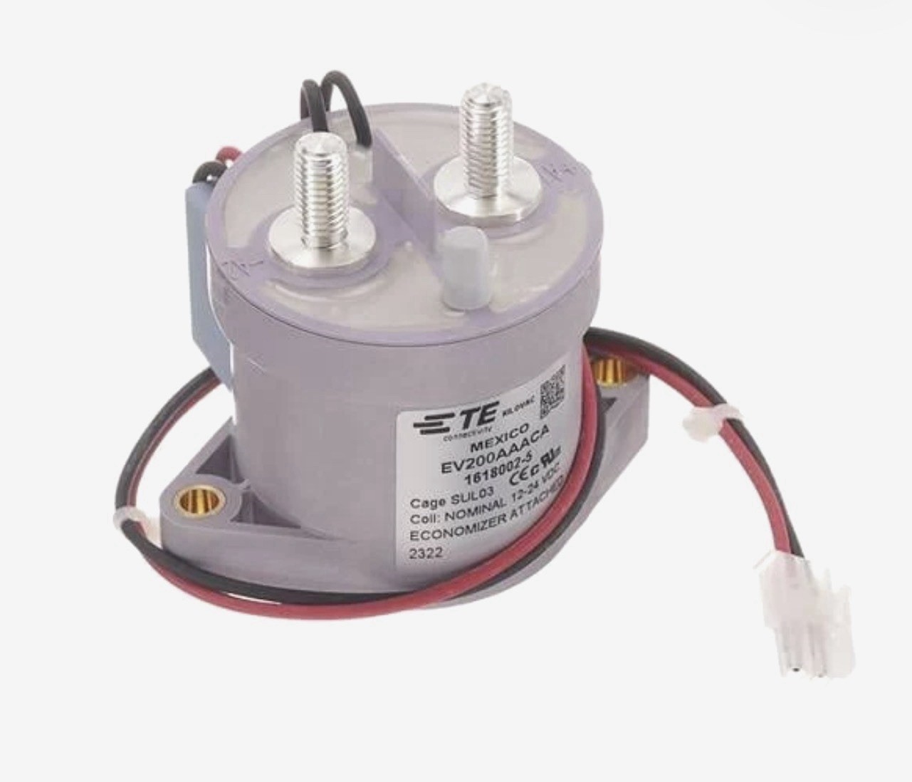 Two (2) TE Connectivity KILOVAC EV200 DC Contactor 12-24 VDC 200A SPST