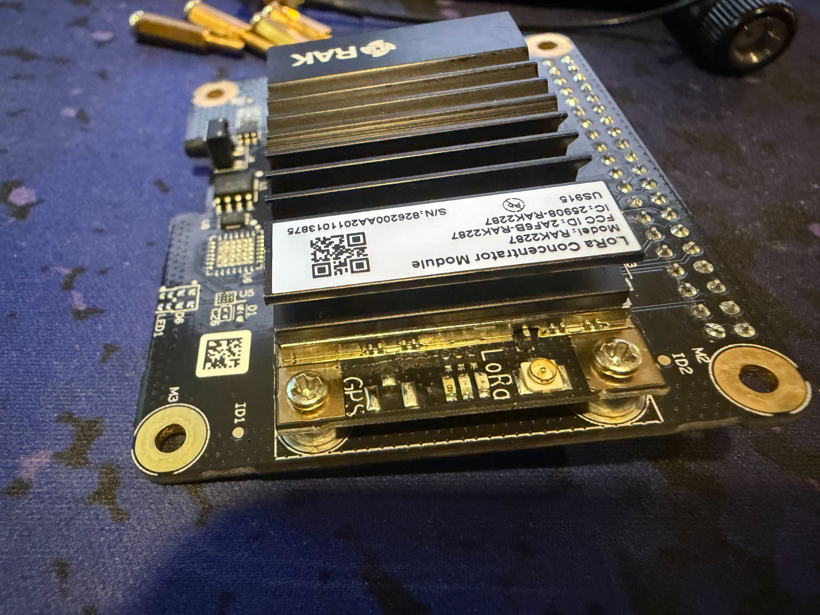 RAK2287 LoRa Concentrator LoRaWAN 915MHz North America w/ Pi Hat, Antenna, Jack